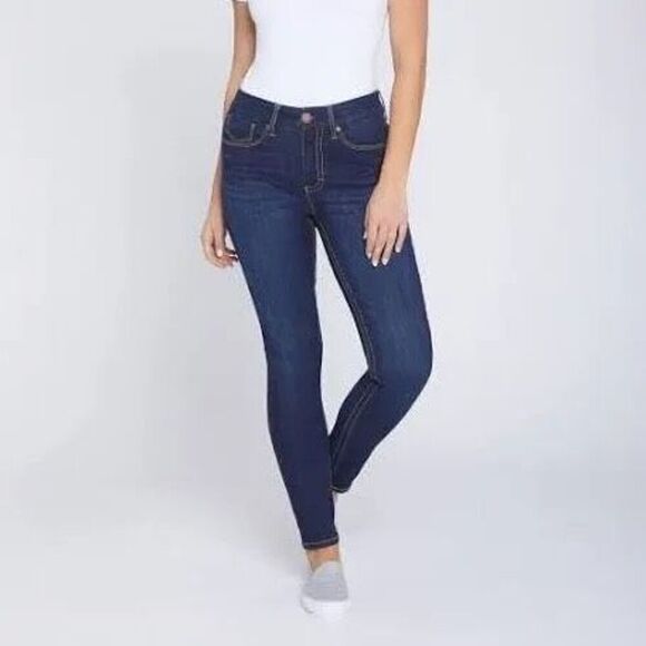 Seven7 Tummyless High Rise Distressed Skinny Denim Jeans - Women’s 16 - Picture 1 of 7